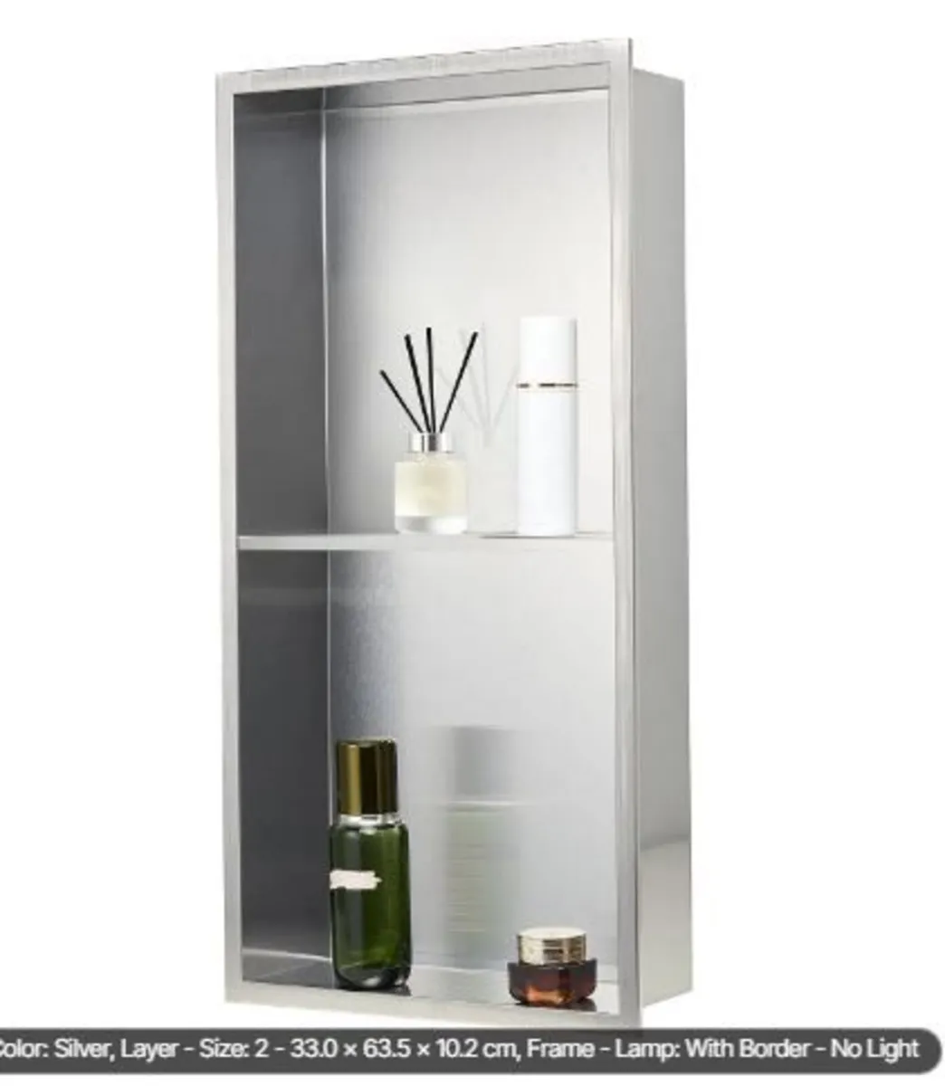 Shower Niche, 33.0 x 63.5 x 10.2 cm - Image 1