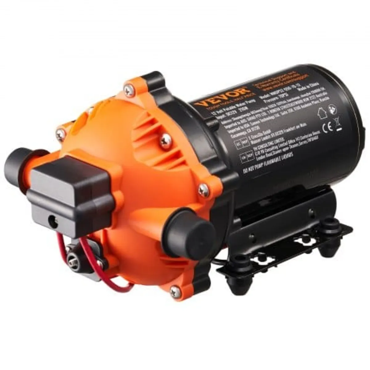 12V Diaphragm Pump 5 GPM (18.93 L/min) 5-Chamber 1 - Image 1