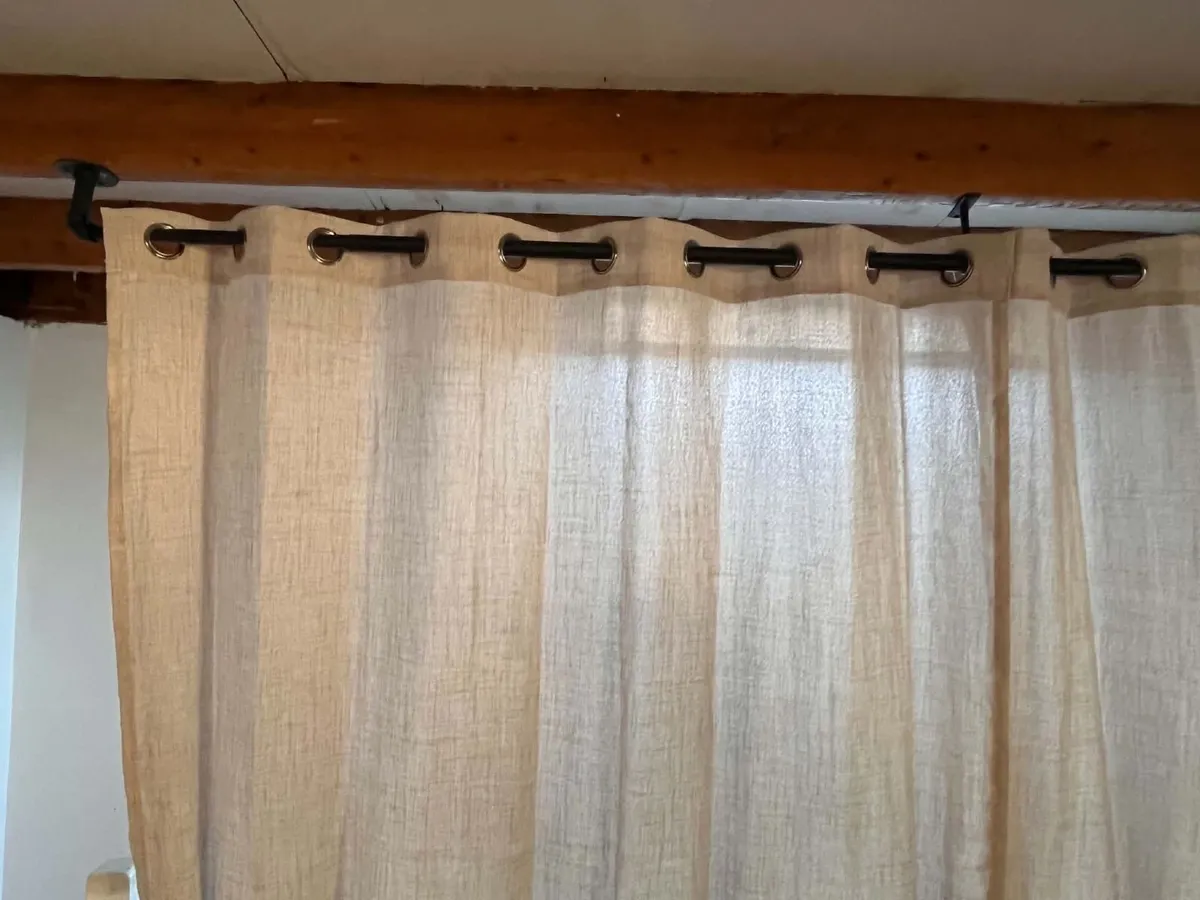 Industrial Adjustable Curtain Rails & Curtains - Image 3