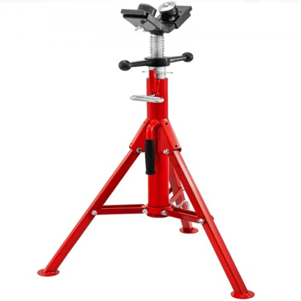 Pipe Stand with 2-Ball Transfer V-Head and Folding - Image 1