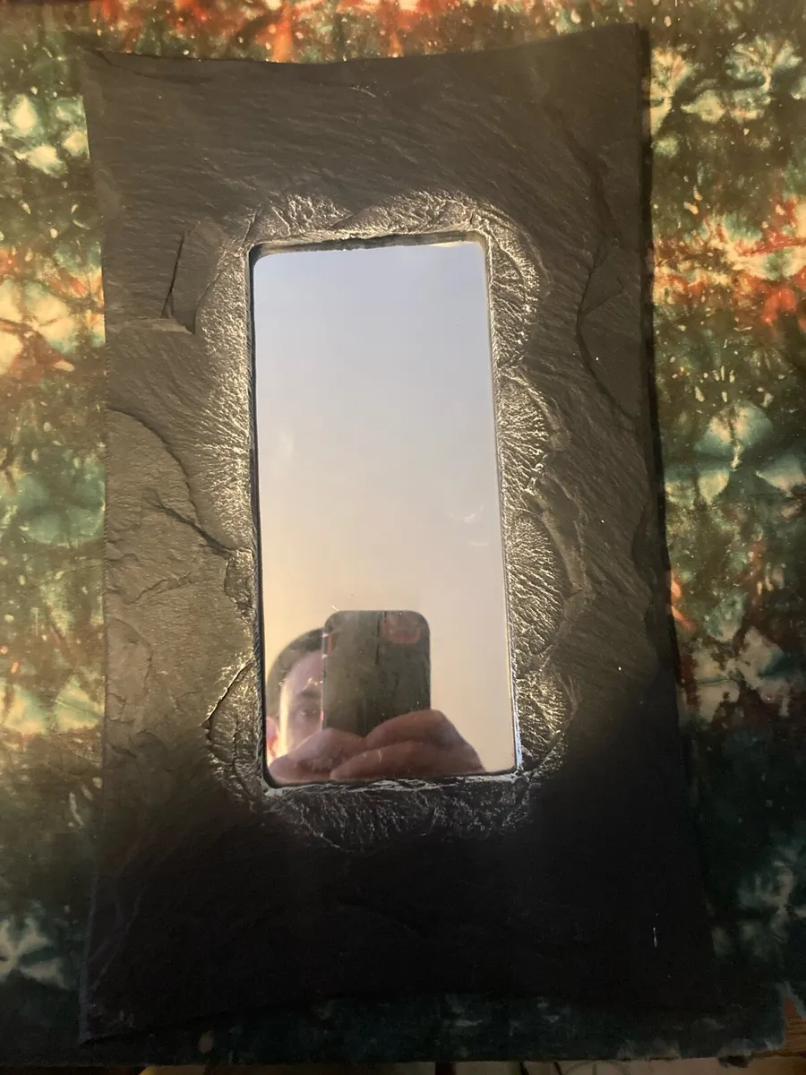 Slate mirror free postage - Image 1