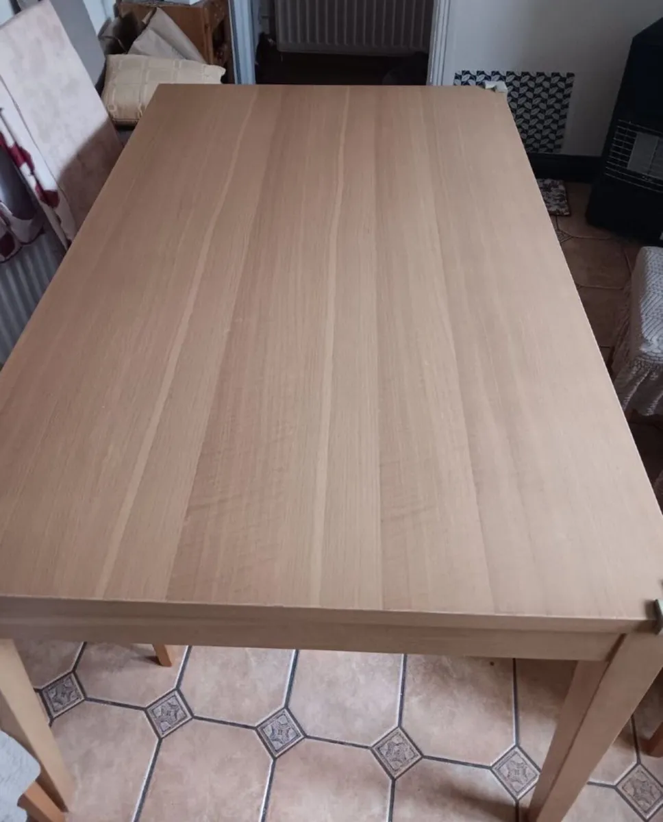 Very Solid 5Ft Wooden Kitchen Dining Table-Deliver - Image 1