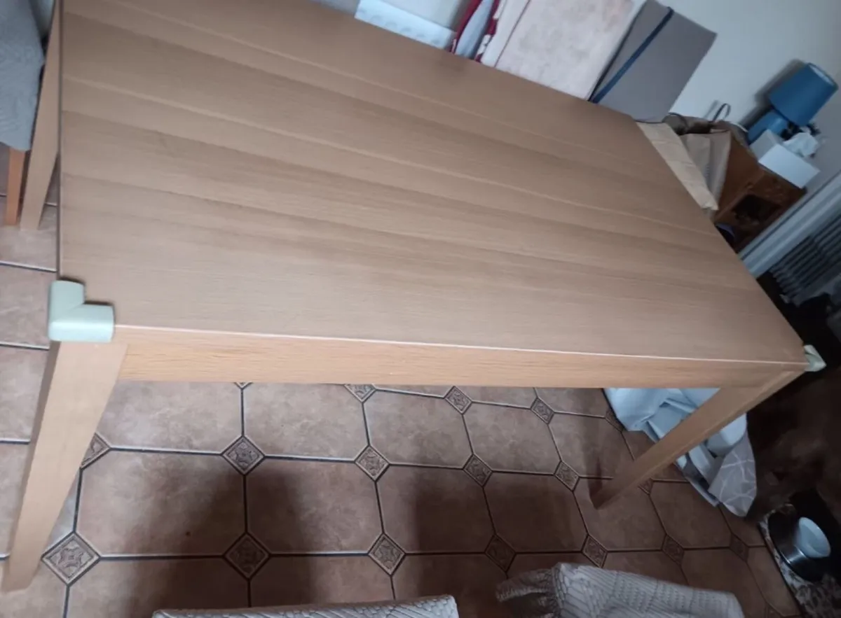 Very Solid 5Ft Wooden Kitchen Dining Table-Deliver - Image 3