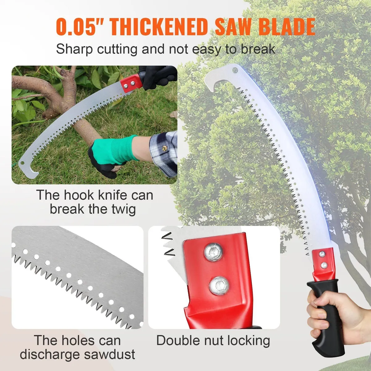 Manual Extendable Pole Saw 1.4-3 m - Image 4