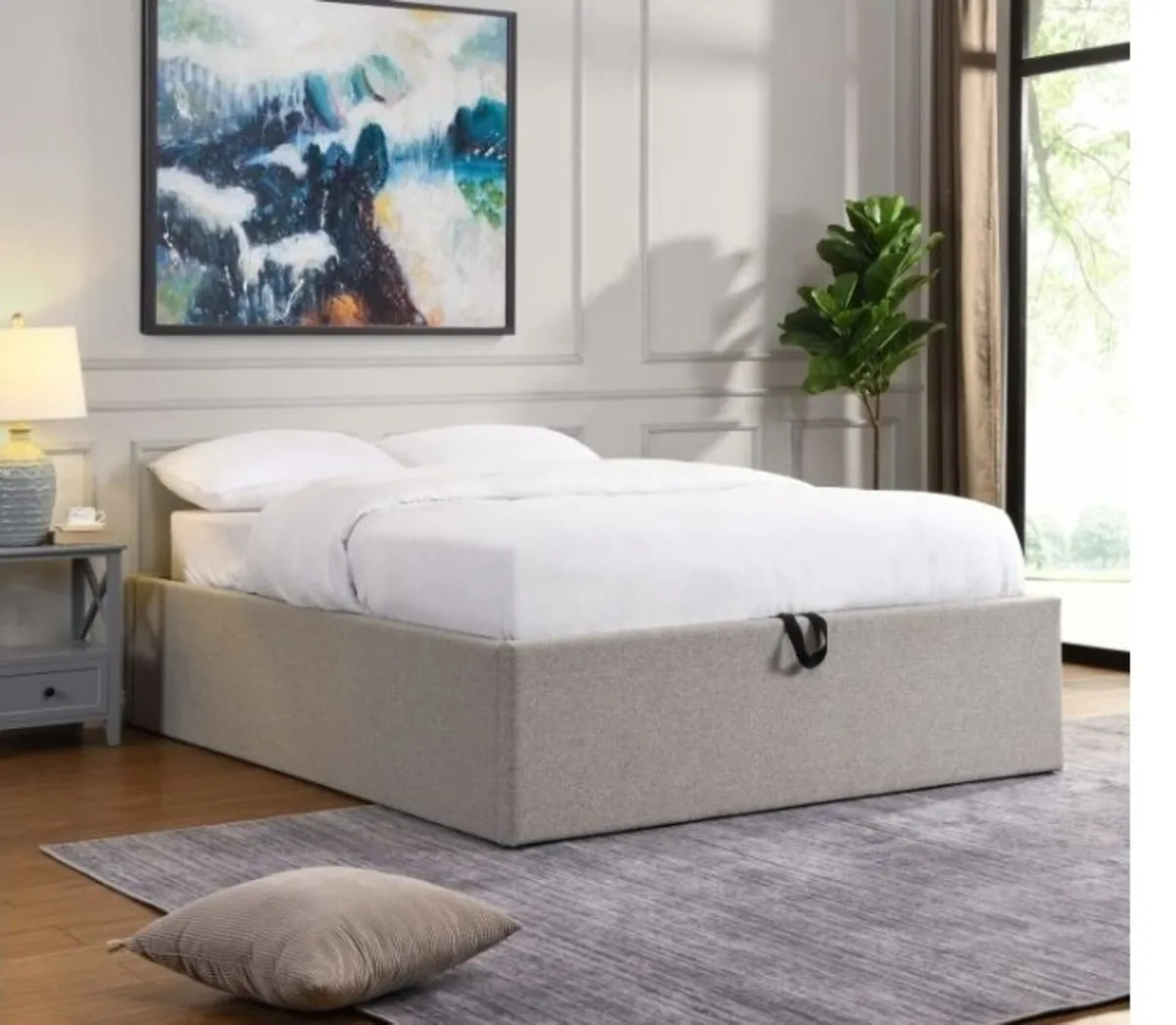 Oasis Base / Linen Grey Fabric - Image 2