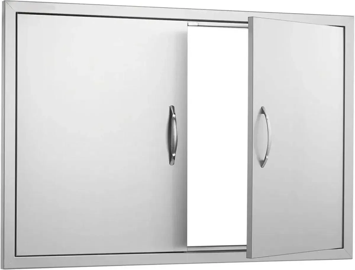 BBQ Access Door Stainless Steel 610x610mm - Image 3