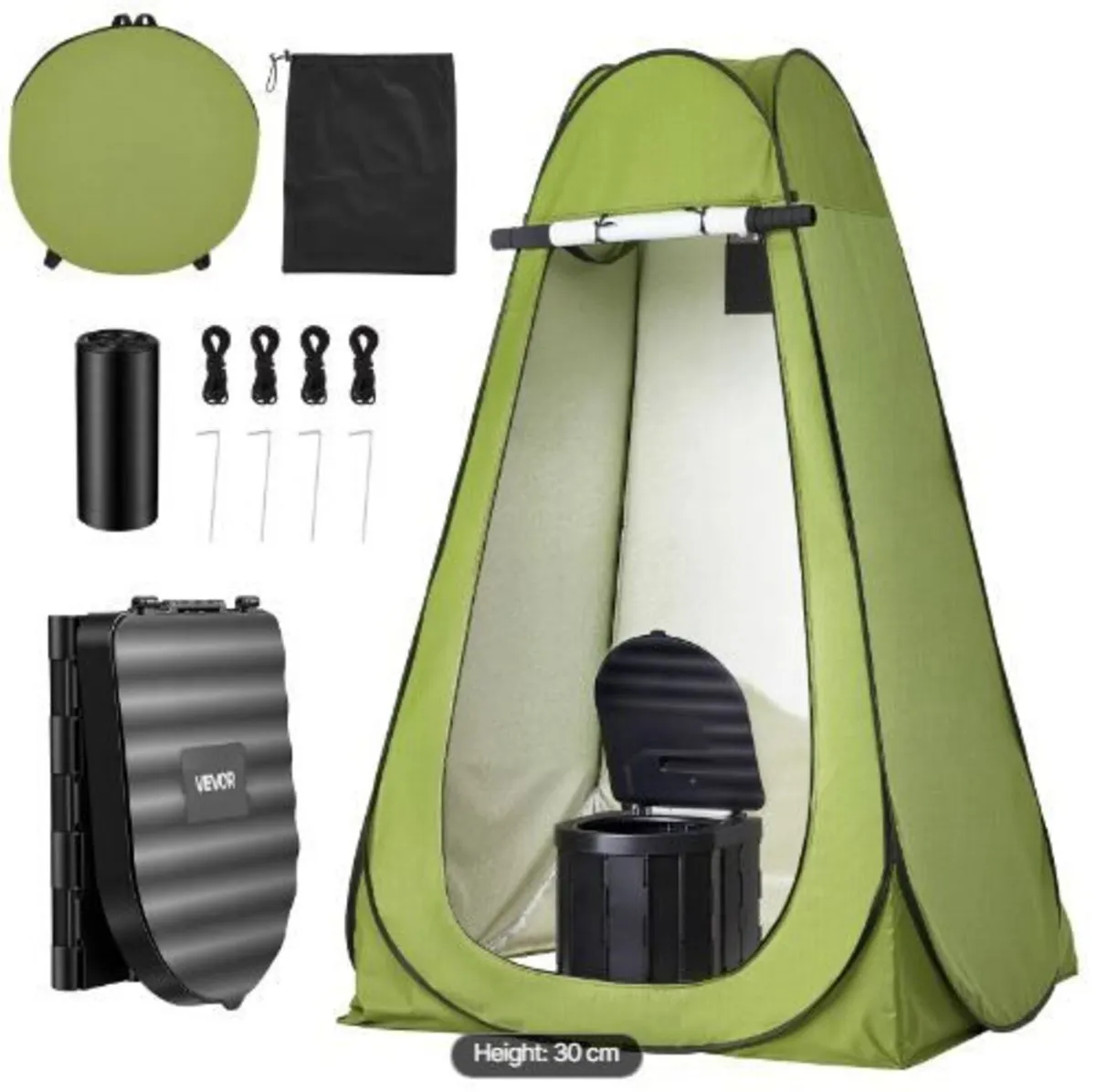 Portable Toilet Kit, 330 lbs Load Capacity, - Image 3