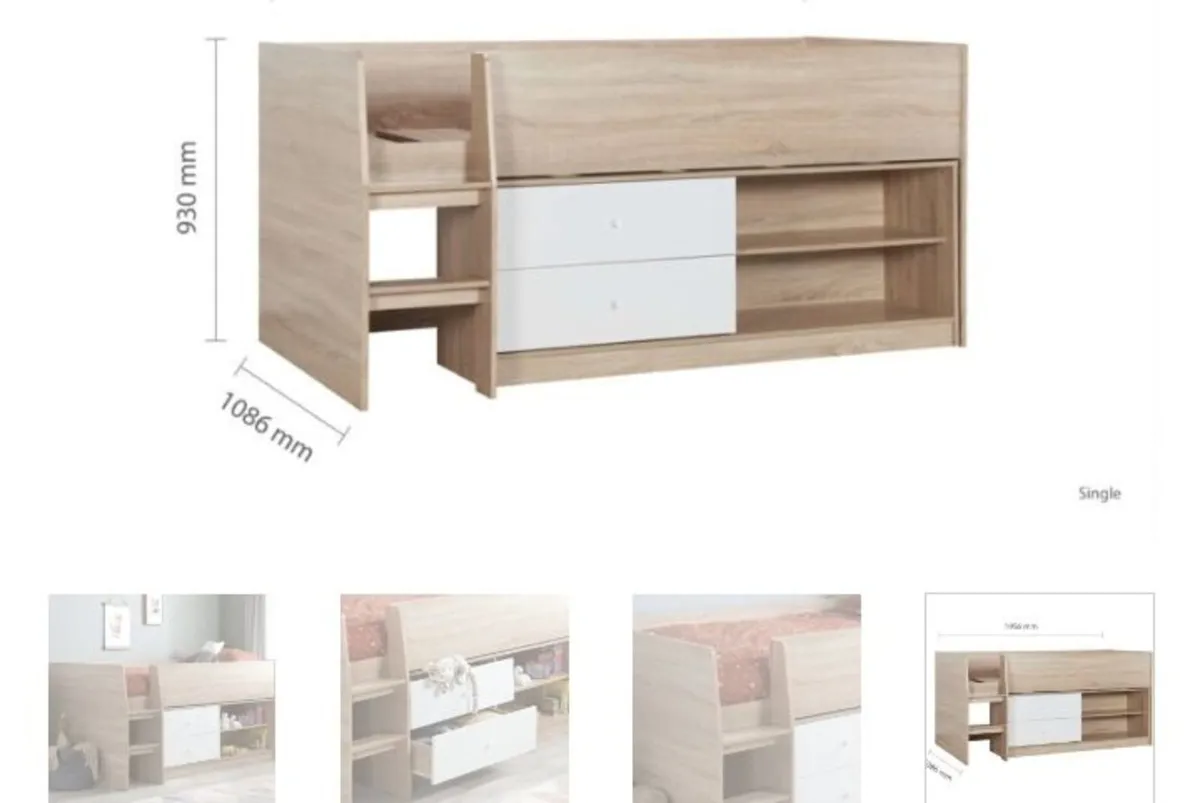 Emma Gas-Lift Headboard Add a touch of warmth and - Image 4