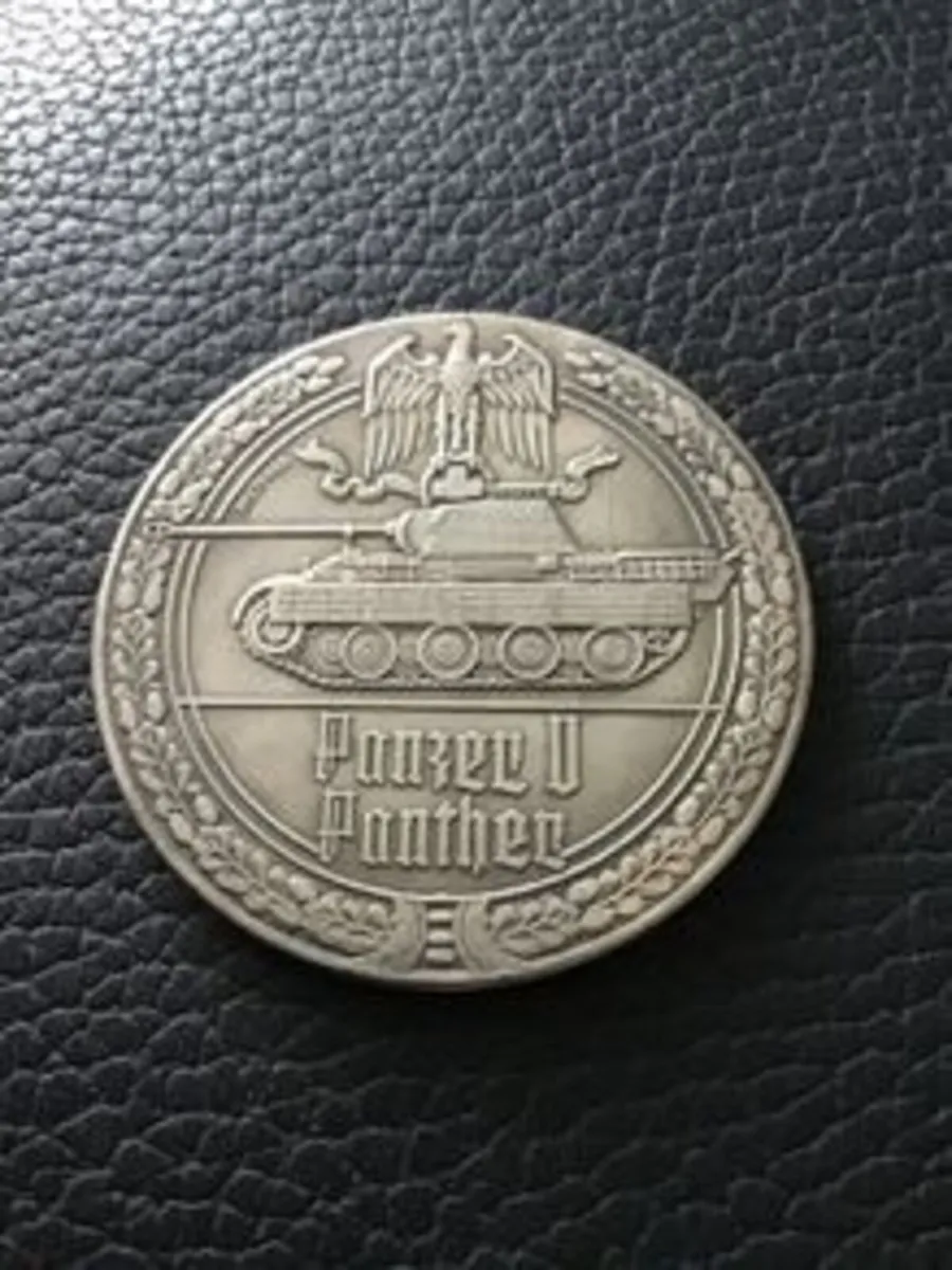 WW2 German Coin - Panzer Tank