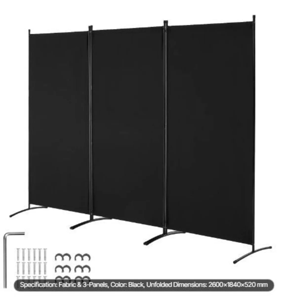 Room Divider, 3 Panels Room Divider - Image 1