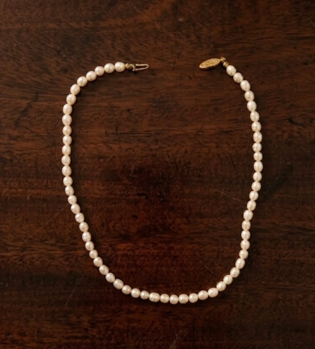 Antique Pearl Necklace - Image 1