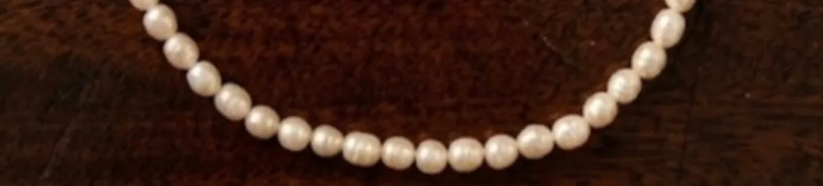 Antique Pearl Necklace - Image 2