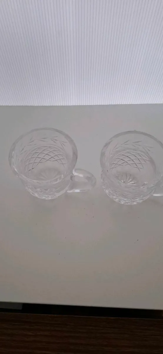 Vintage crystal punch cups - Image 2