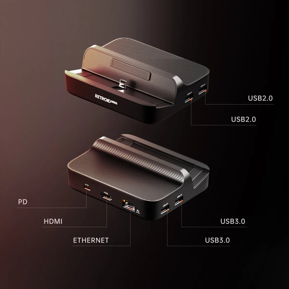 Retroid Official Dock – 7-in-1 USB-C Dock - Image 2