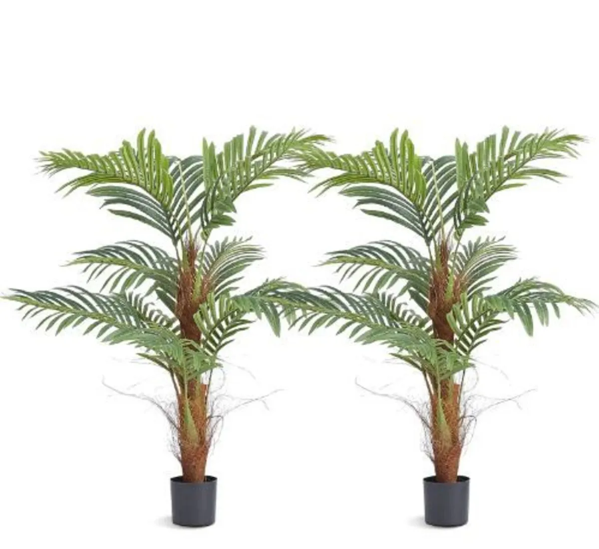 Artificial Palm Tree, 4 FT Tall Faux Plant - Image 4