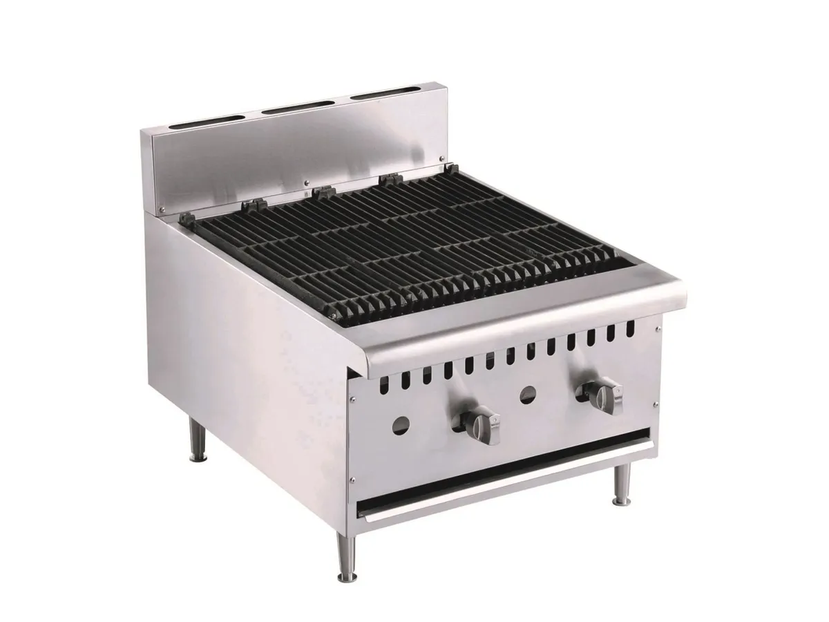 CombiSteel Gas Lava Stone Grill 7455.0900 - Ex VAT - Image 1