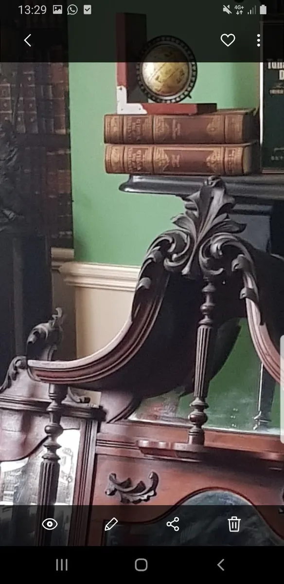 Overmantle mirror - Image 2
