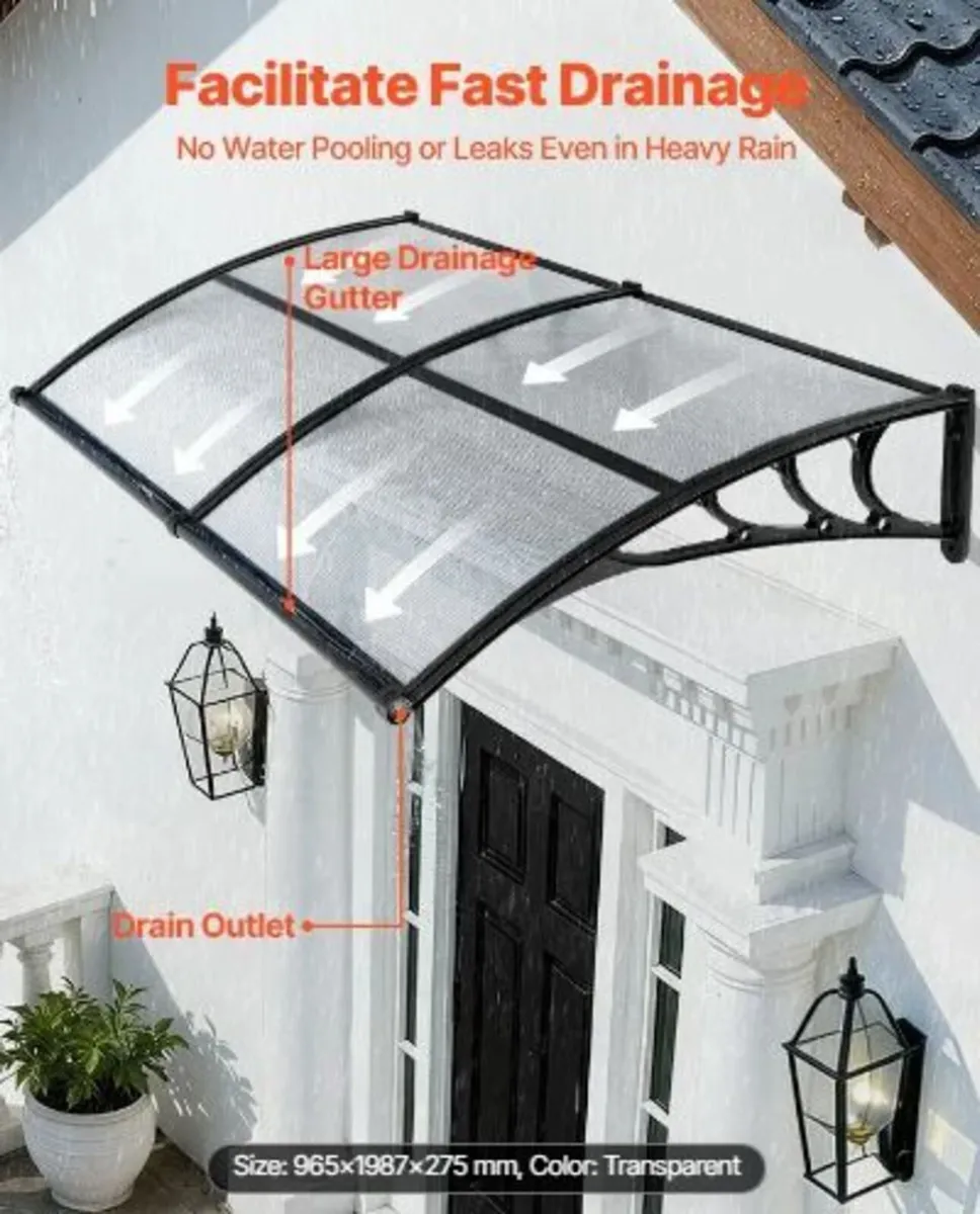 Awnings for Door Entrance, 38 x 78 in, - Image 4