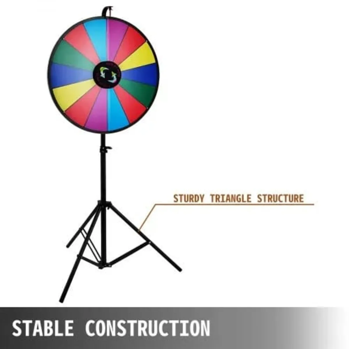 61 cm Color Prize Wheel Tripod Floor Stand Color P - Image 2