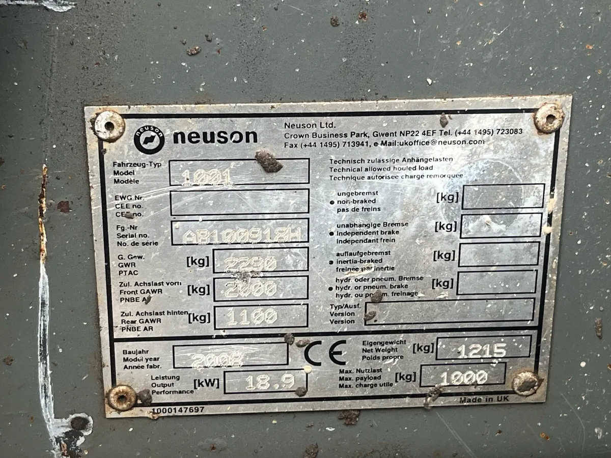 Neuson Dumper - Image 4