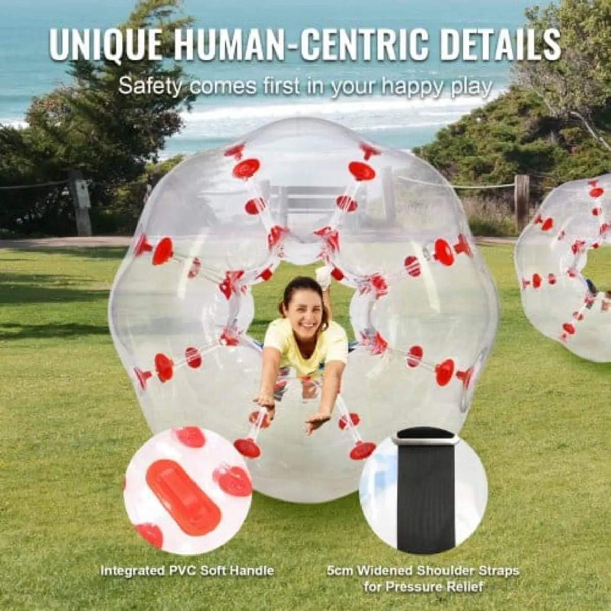 Inflatable Bumper Ball 1-Pack, 4FT/1.2M Body Sumo - Image 2