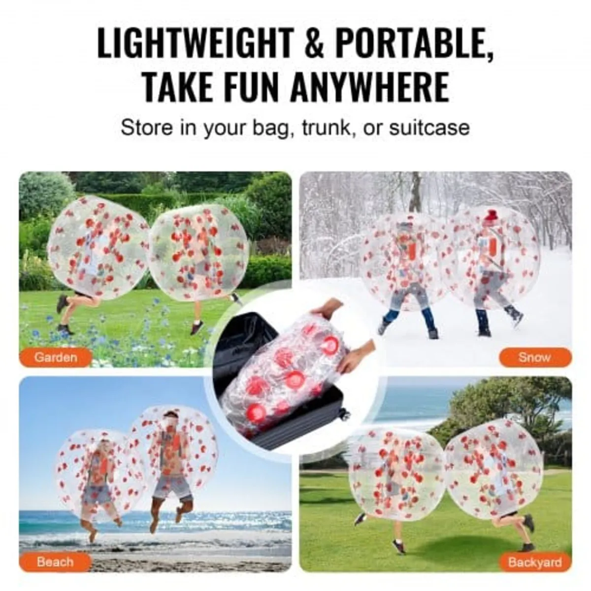 Inflatable Bumper Ball 1-Pack, 4FT/1.2M Body Sumo - Image 4