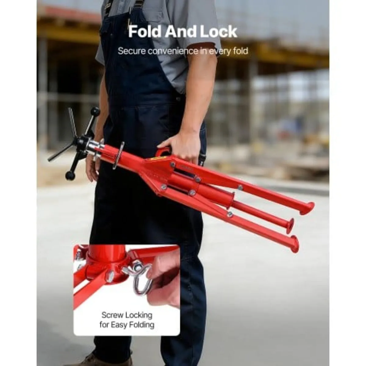 V Head Pipe Stand 0.3-30.5 cm Capacity, Adjustable - Image 4