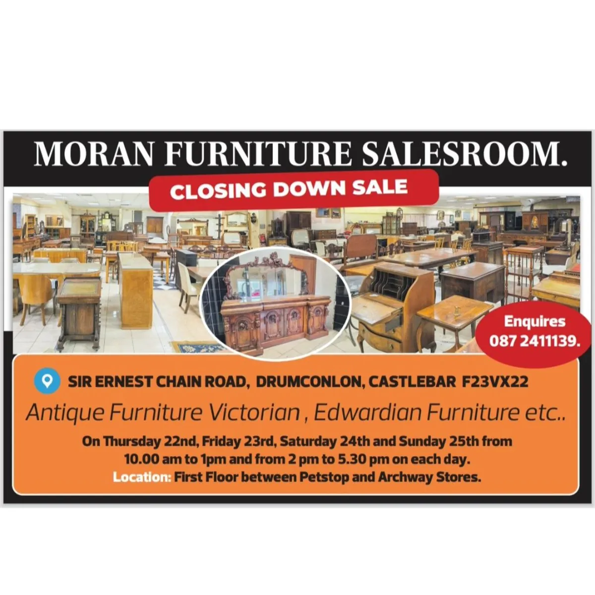 Antique furniture - Closing Down Sale Castlebar - Image 2
