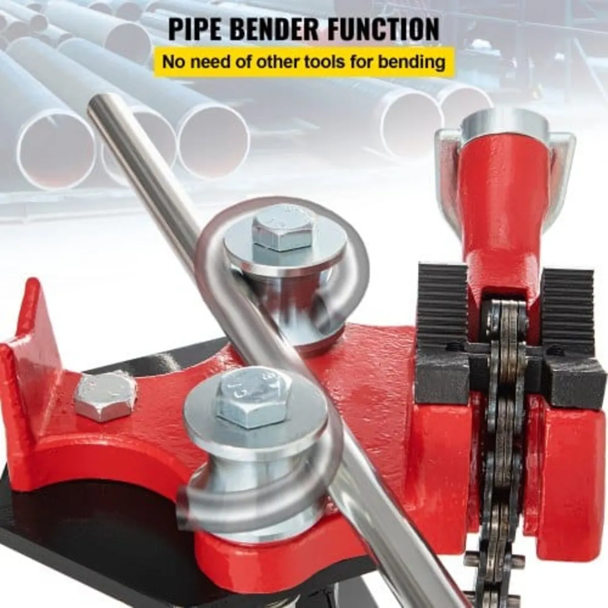 Tripod Pipe Chain Vise | 1/8"-5" Pipe Capacity | 9 - Image 3