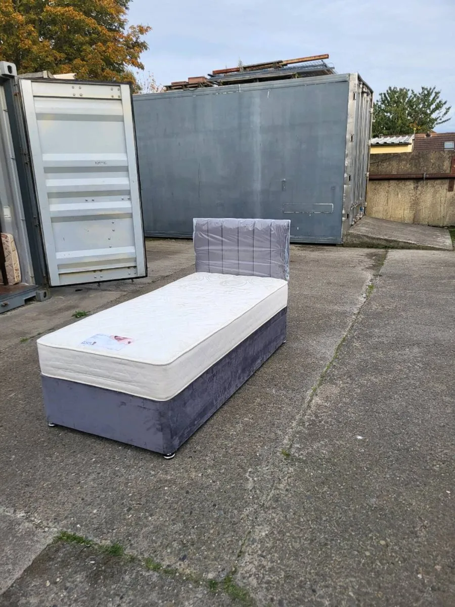 Single Bed with Headboard - Image 1