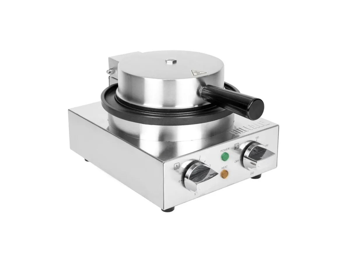 Buffalo Round Belgian Waffle Maker HS985 - Ex VAT - Image 1
