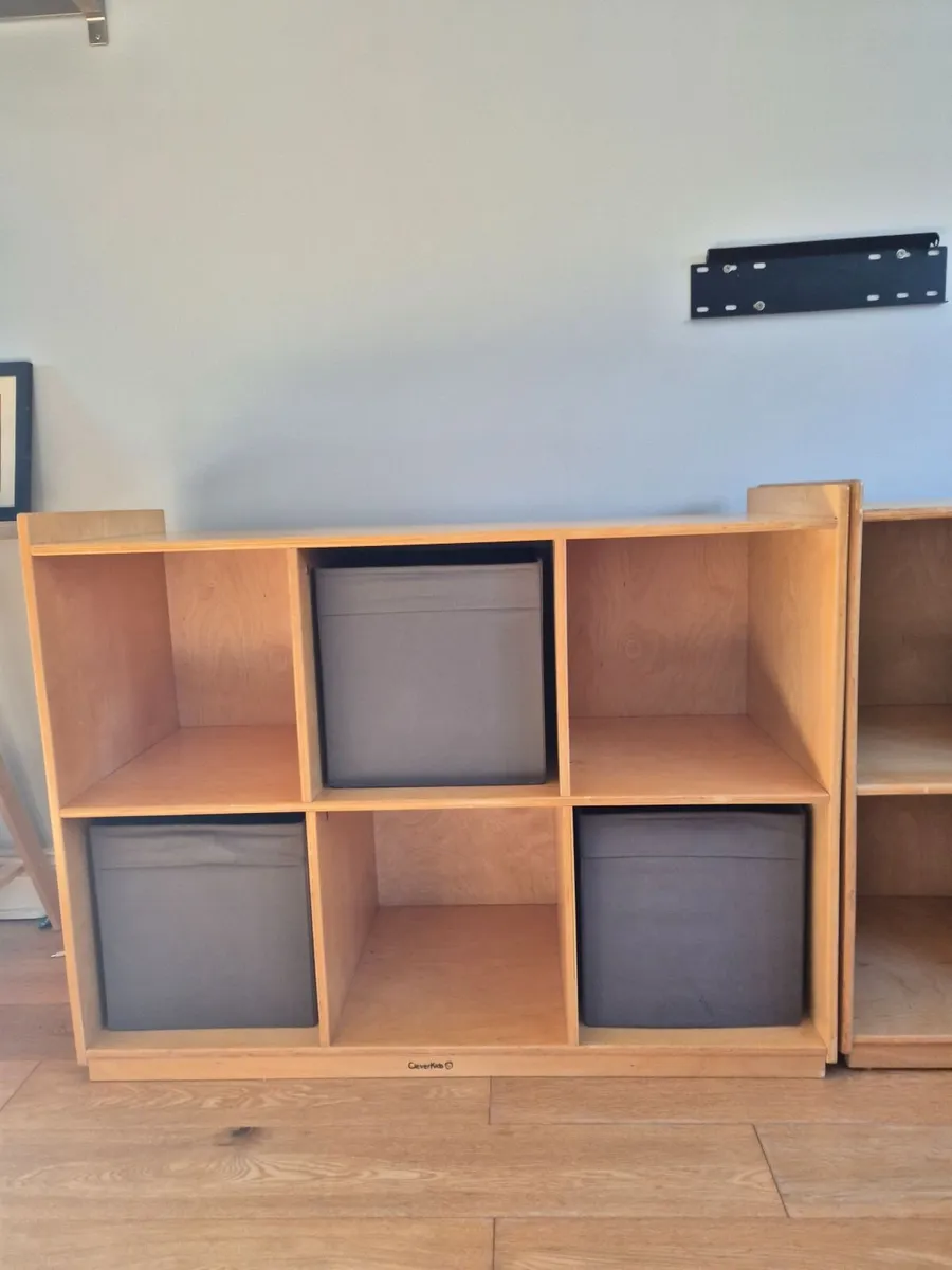 2 x 6 cubby Cleverkids units - Image 1