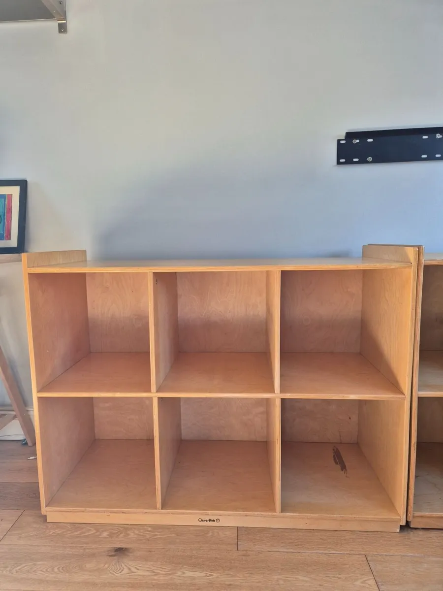 2 x 6 cubby Cleverkids units - Image 3