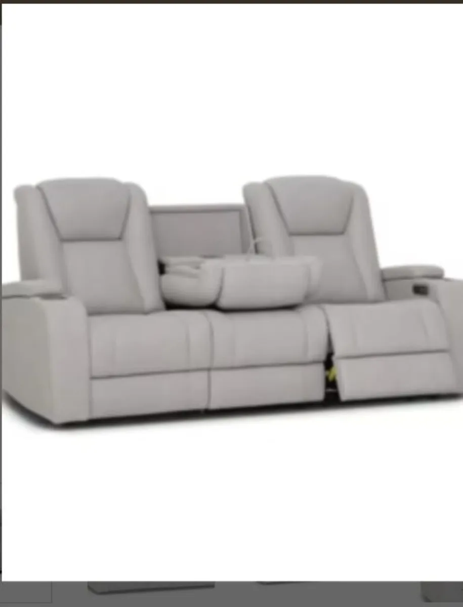 Jesse 2 Seater Electric Recliner & Console - Image 3