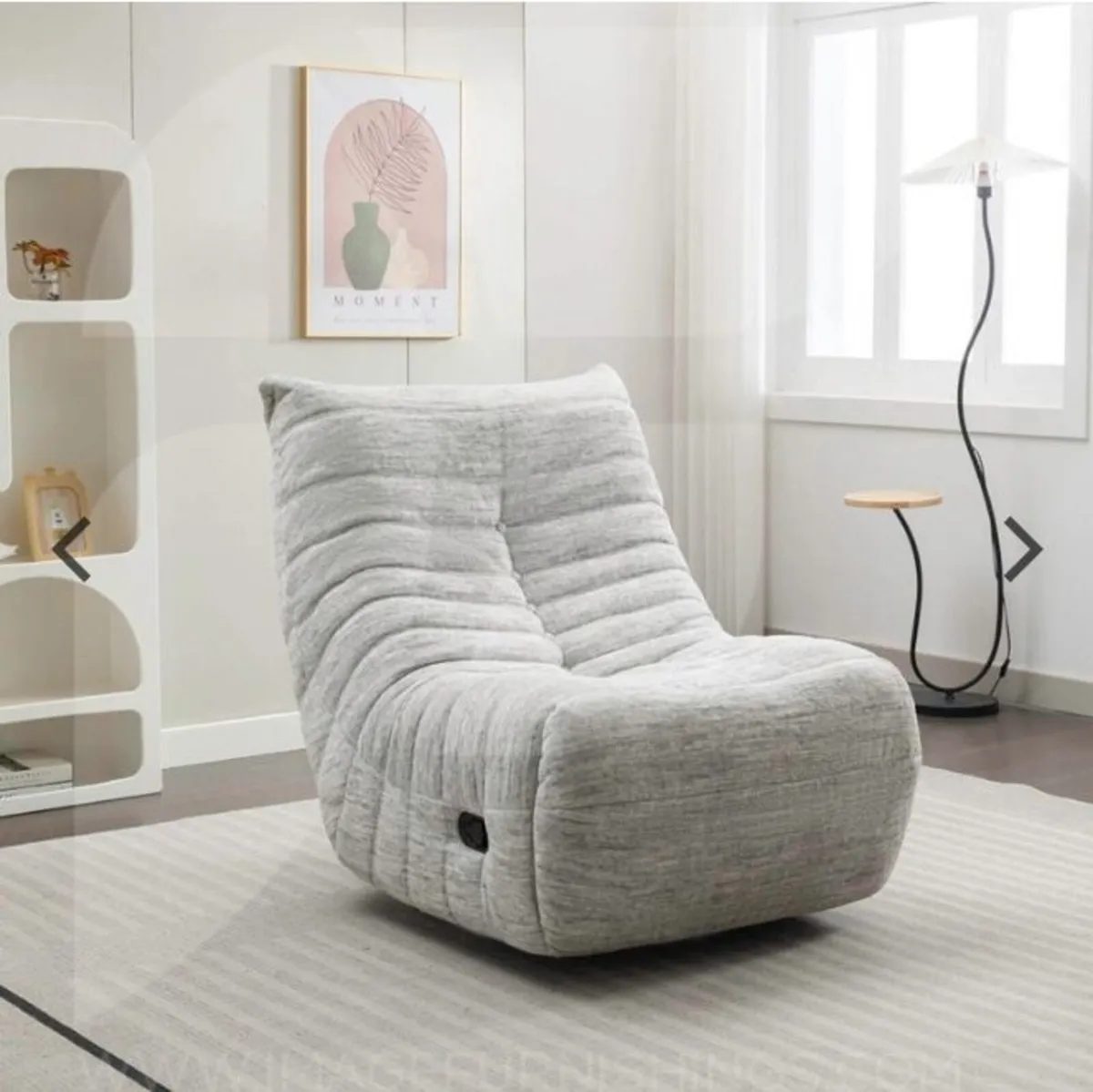 Roma Corner Faux Leather Recliner Sofa / 2 Colours - Image 1