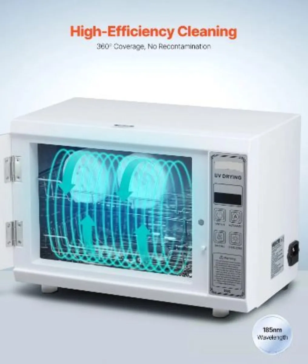 Nail Tool Cleaning Machine, 12L Large - Image 1