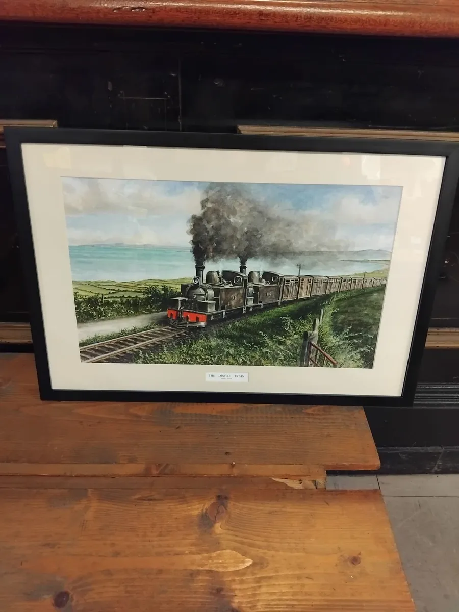 Dingle Train framed print - Image 1