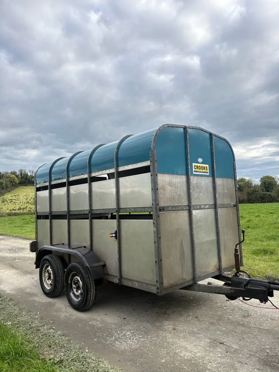 Crooks 10x5ft6 cattle trailer - Image 1