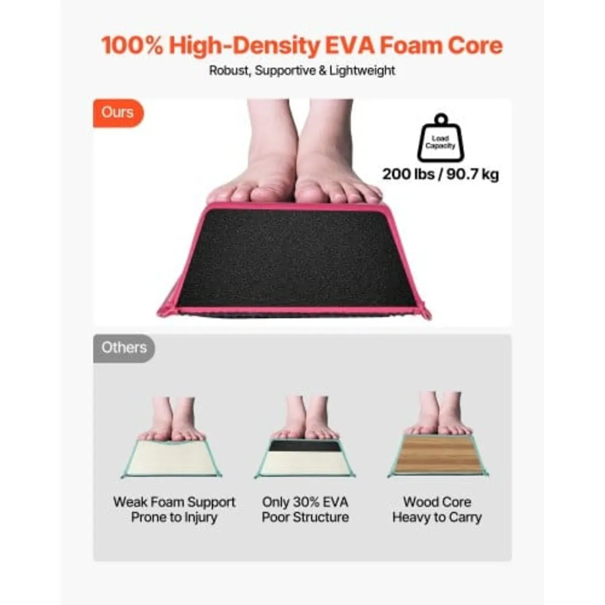 8FT Folding Balance Beam for Kids, 90.7 KG Stable - Image 3