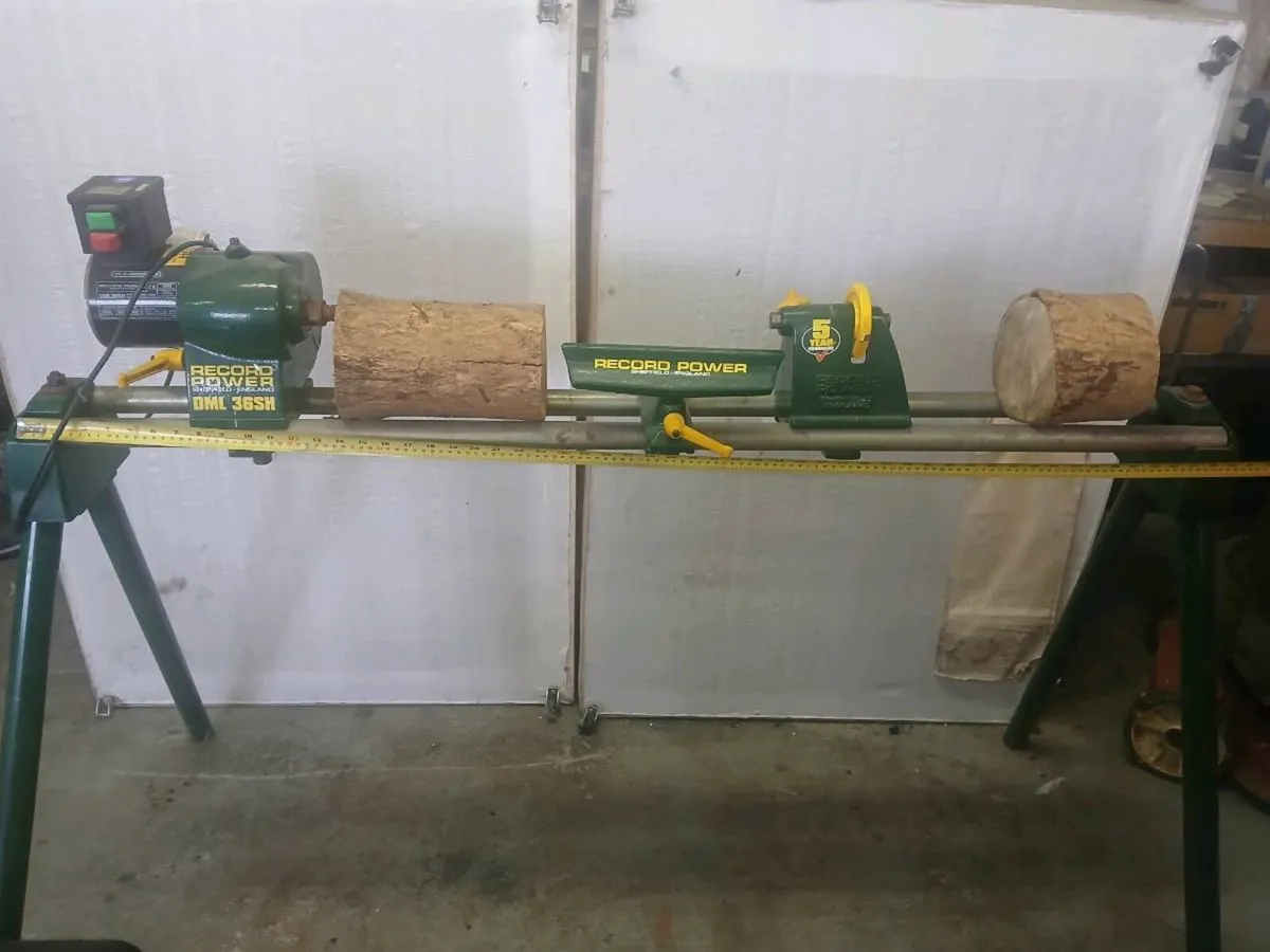 Record Wood Turning Lathe - Image 1