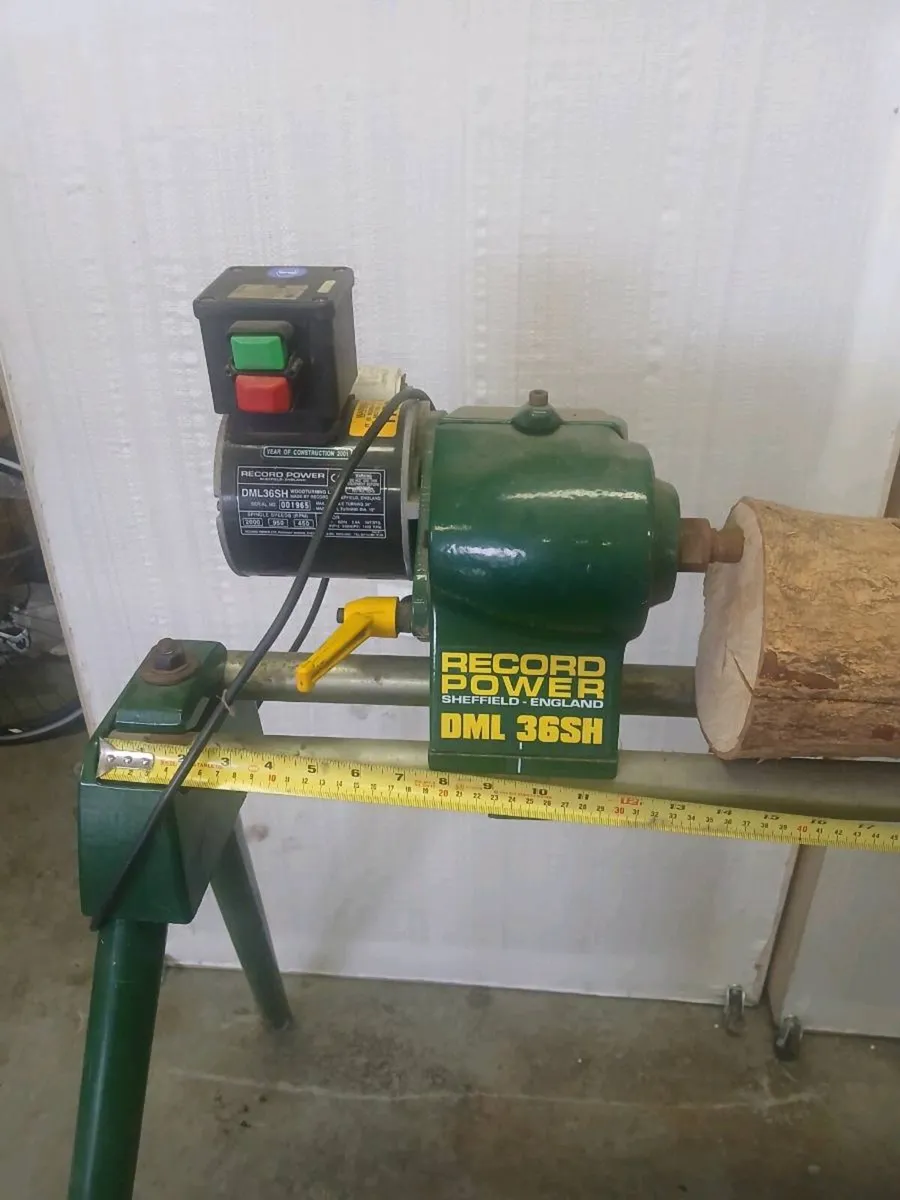 Record Wood Turning Lathe - Image 2