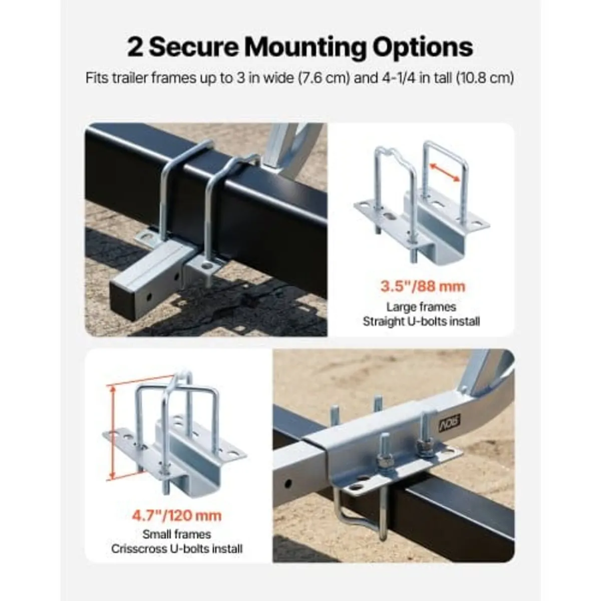 Boat Trailer Guides, 775 mm/1205 mm Height Guide P - Image 4