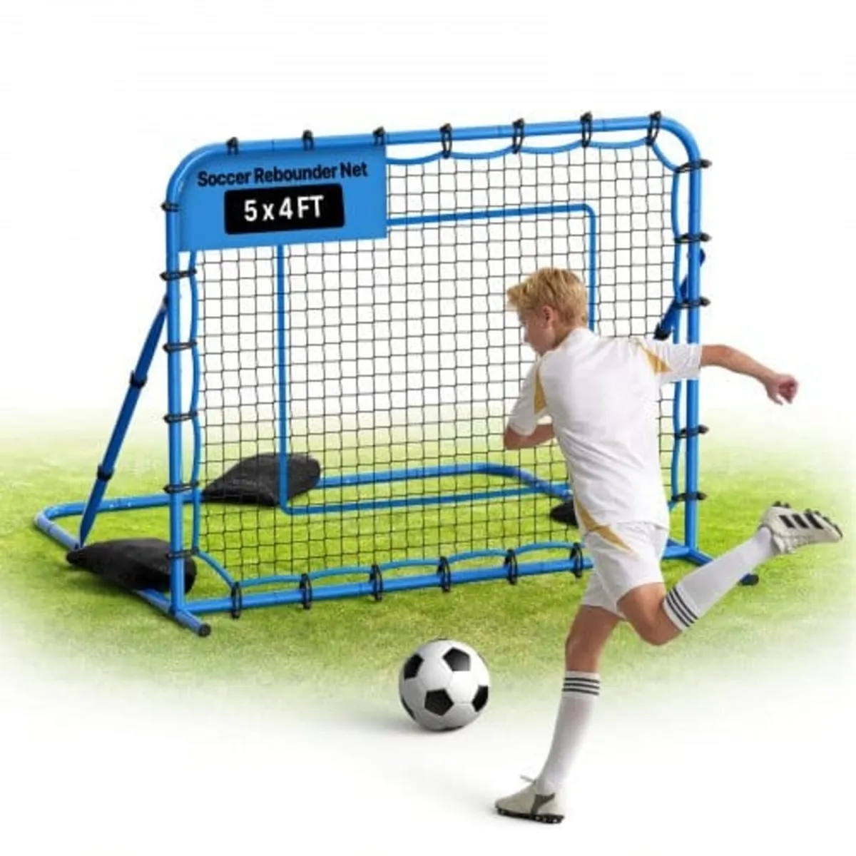 Soccer Rebounder Net, Quick-Switch Angle Soccer Go - Image 1