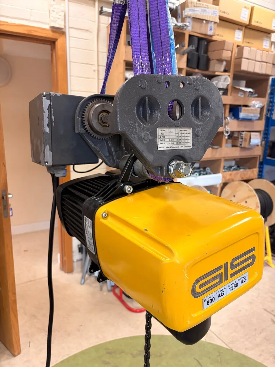 GIS Electric chain hoist / power travel trolley - Image 3
