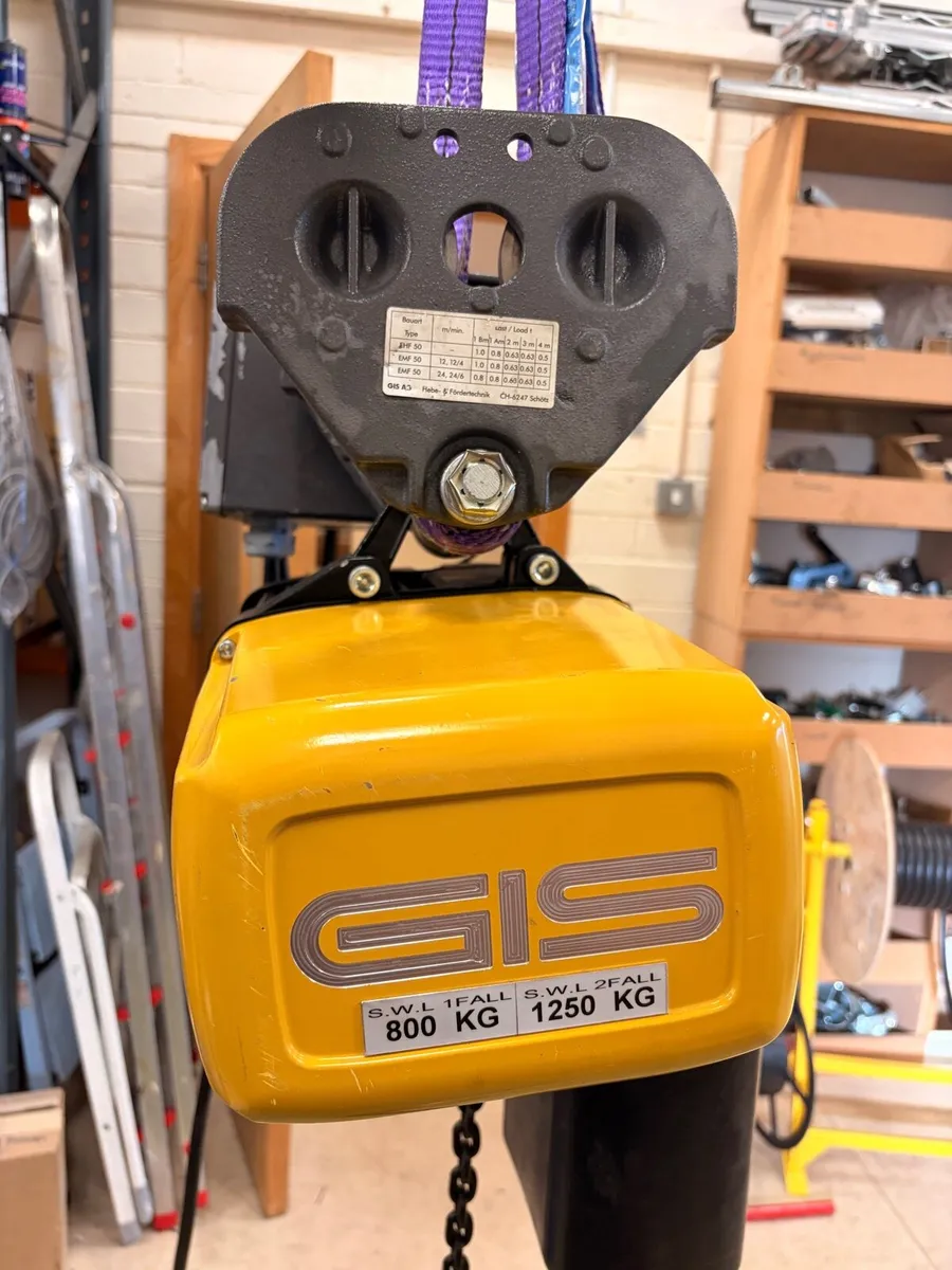 GIS Electric chain hoist / power travel trolley - Image 4
