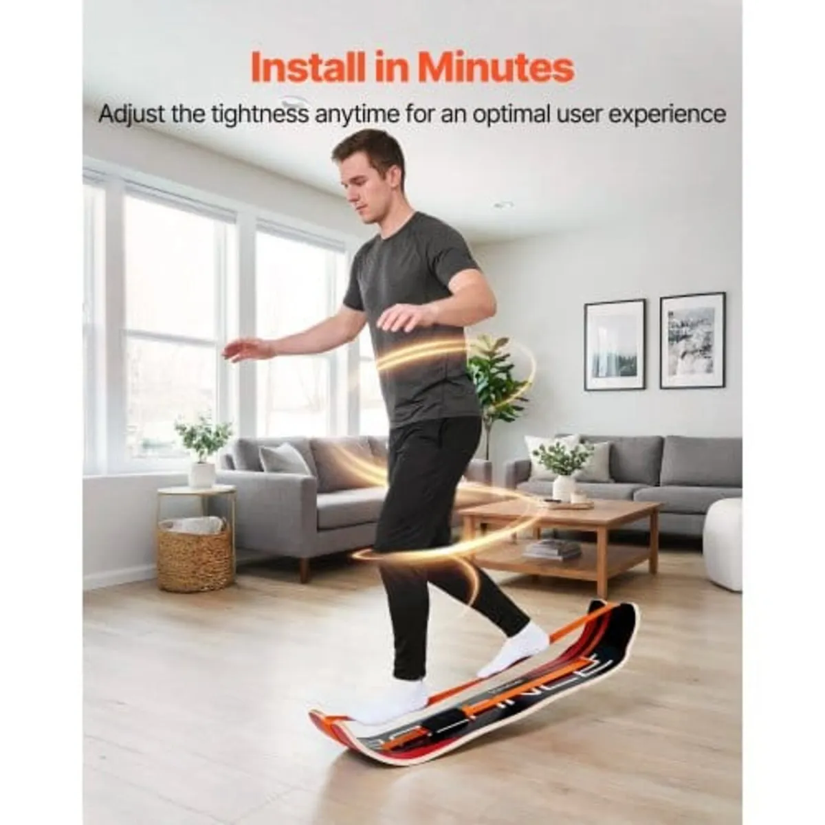 Balance Board, Wobble Board Trainer for Adults, Pr - Image 4