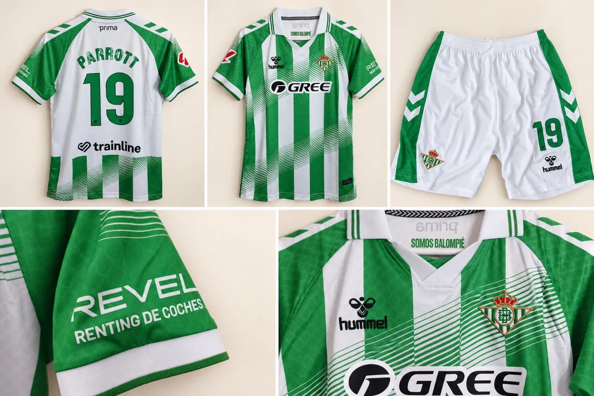 Real Betis Troy Parrott 19 Home kit