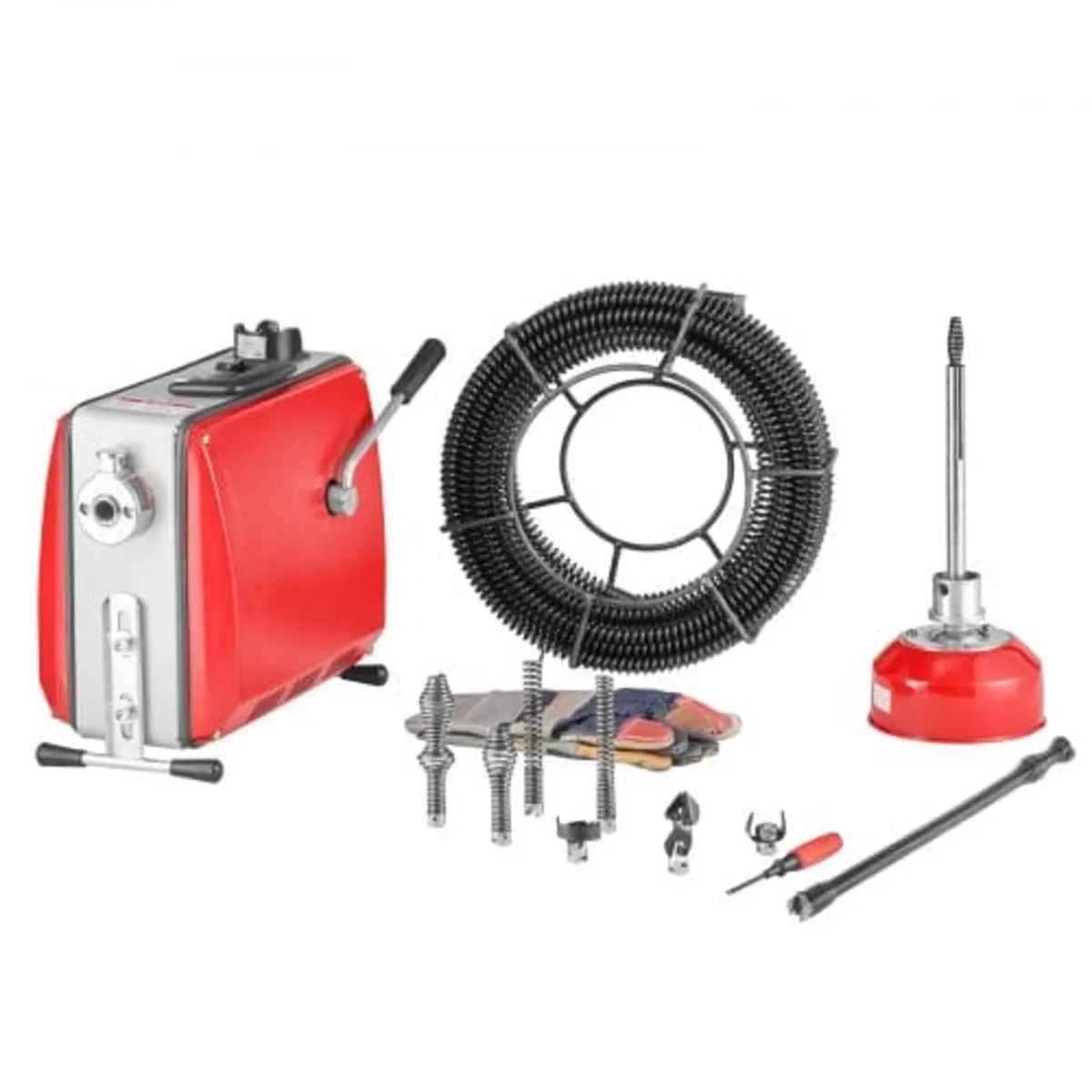Drain Cleaner Machine, 500W 1400RPM Electric Pipe - Image 1