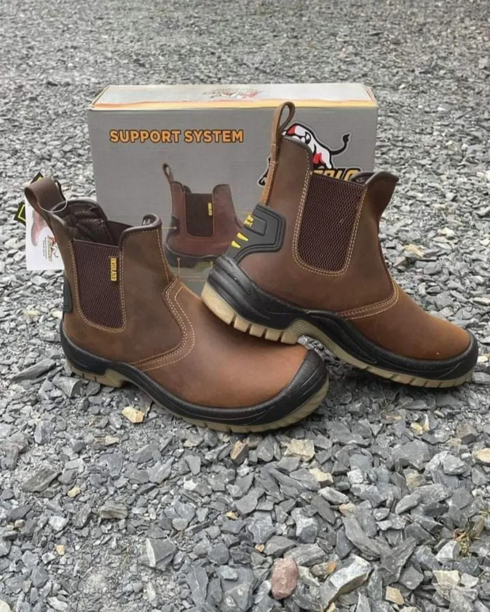 Buffalo safety S3 slip-on boots all sizes