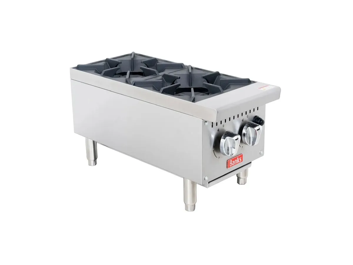 Banks B20H LPG Two Burner Hob B20HLPG - Ex VAT - Image 1